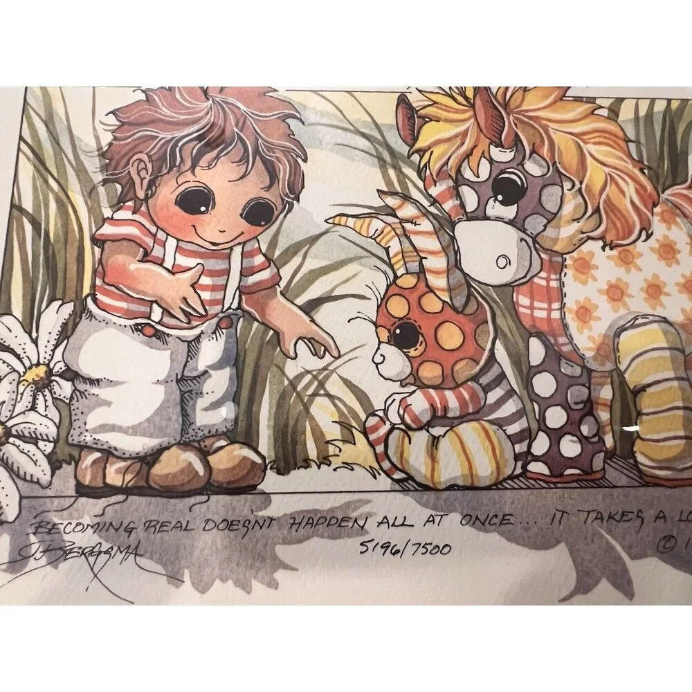 Jody Bergsma Vintage Lithographs Limited Edition 1981 1982 Lot of 2‎